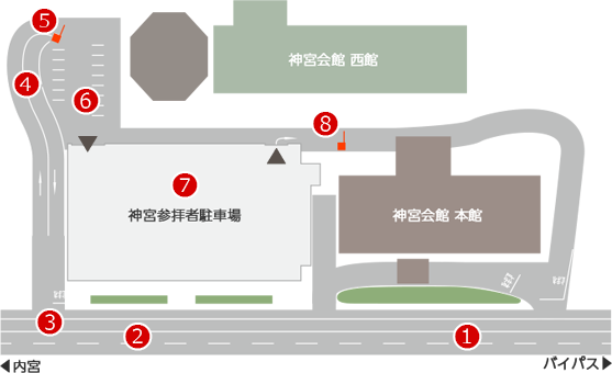 駐車場のご案内 神宮会館