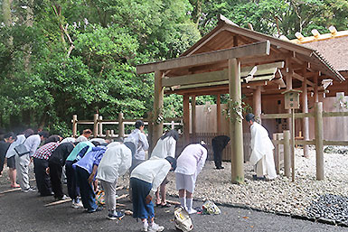 伊雜宮参拝