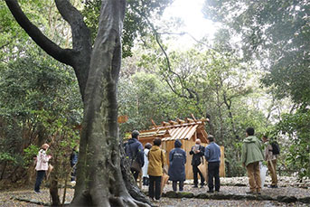 2日目に参拝した粟皇子神社