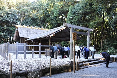 2日目神宮会館を出発し倭姫宮へ参拝