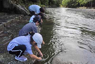 御手洗場　涼を感じながらお清め