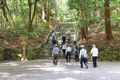 倭姫宮の参拝へ