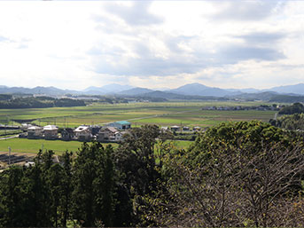 田丸城跡からの眺め