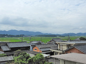 神社から見える風景